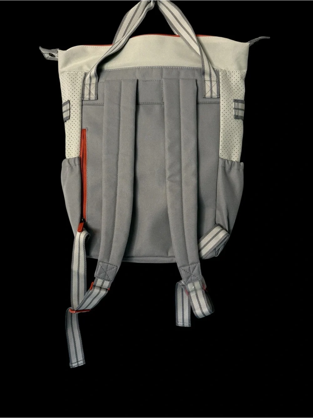 thirty-one Gray, White and Orange Trim Backpack